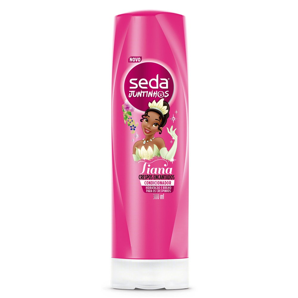 CONDICIONADOR INFANTIL TIANA SEDA JUNTINHOS CRESPOS ENCANTADOS FRASCO 300ML