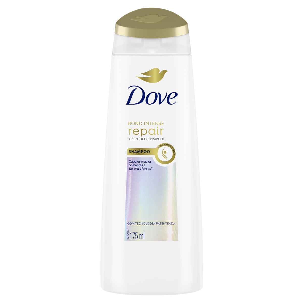 SHAMPOO DOVE BOND INTENSE REPAIR + PEPTÍDEO COMPLEX FRASCO 175ML