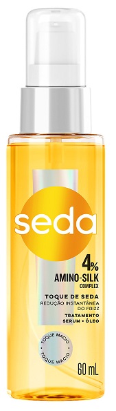 SÉRUM ÓLEO TRATAMENTO SEDA TOQUE DE SEDA FRASCO 60ML PUMP 0