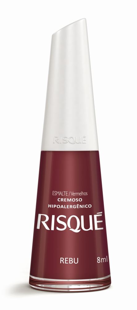 ESMALTE CREMOSO REBU RISQUÉ VERMELHOS BLISTER 8ML