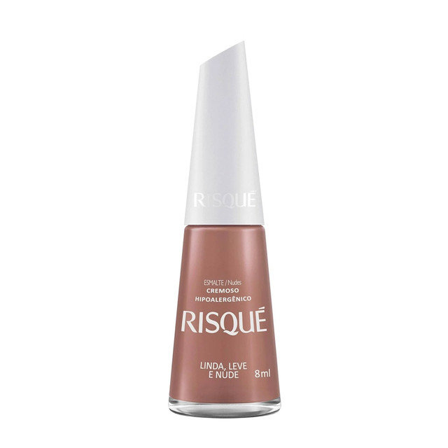 ESMALTE CREMOSO LINDA, LEVE E NUDE RISQUÉ NUDES BLISTER 8ML