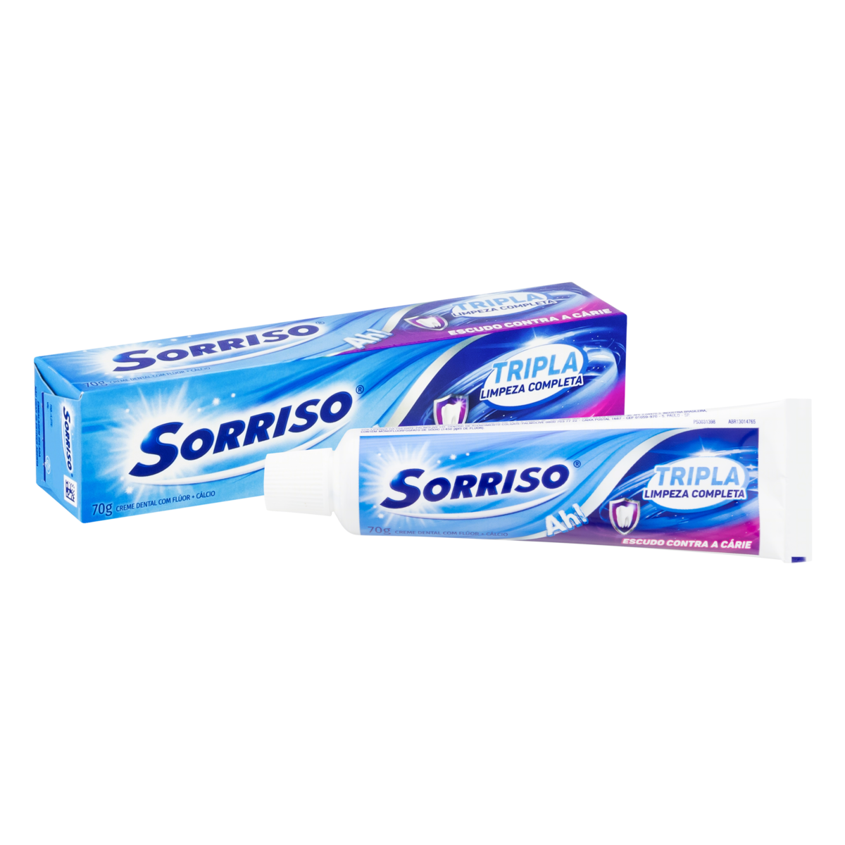 CREME DENTAL SORRISO TRIPLA LIMPEZA COMPLETA CAIXA 70G