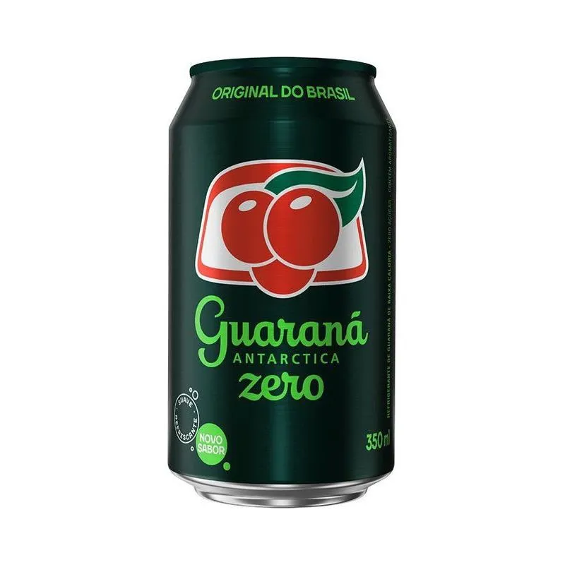 REFRIGERANTE ZERO AÇÚCAR GUARANÁ ANTARCTICA LATA 350ML