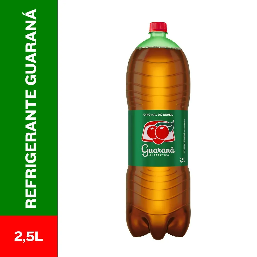 REFRIGERANTE GUARANÁ ANTARCTICA GARRAFA 2,5L