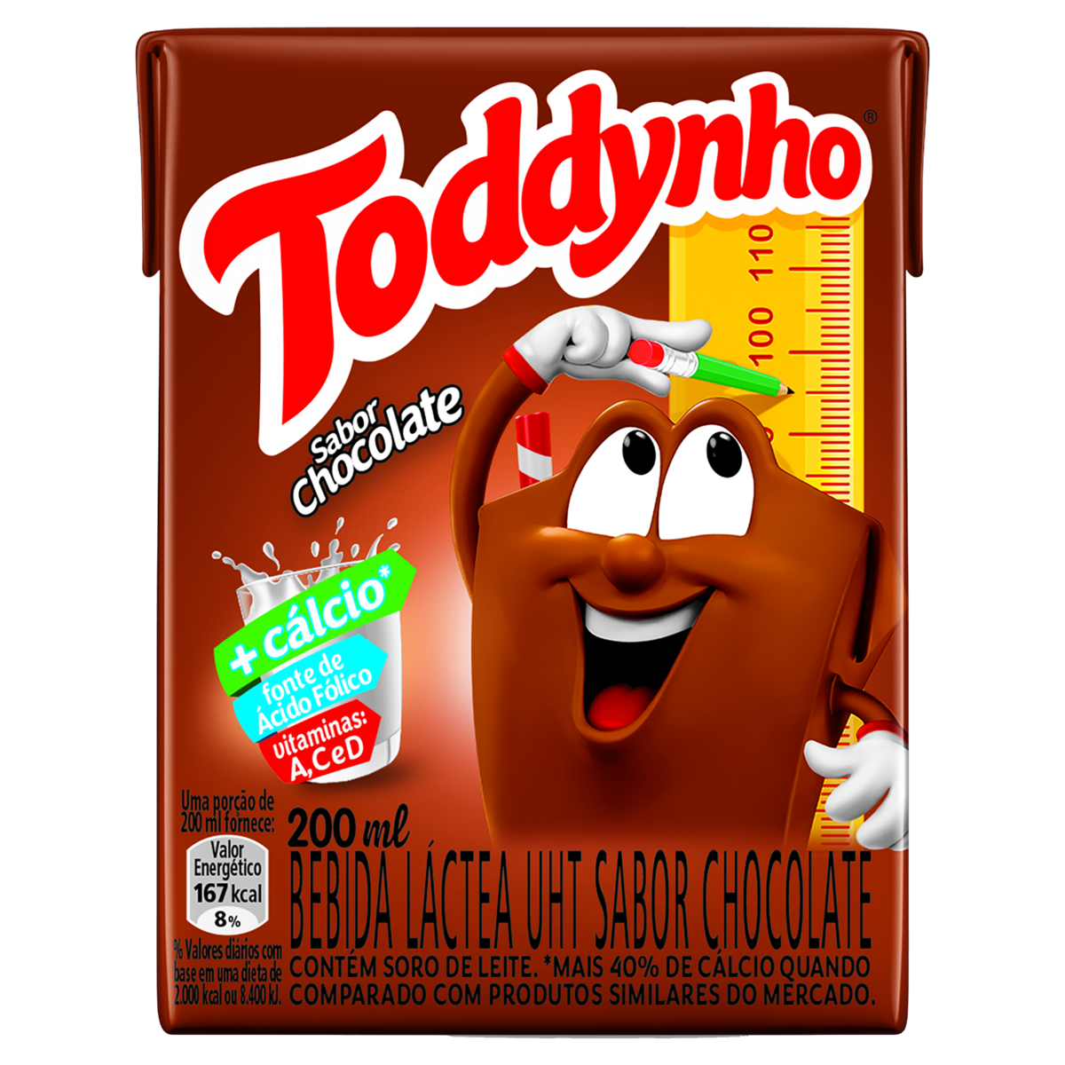BEBIDA LÁCTEA UHT CHOCOLATE TODDYNHO CAIXA 200ML 0