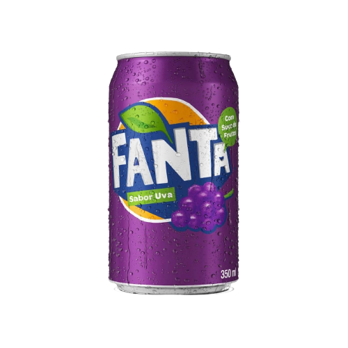 REFRIGERANTE UVA FANTA LATA 350ML 0