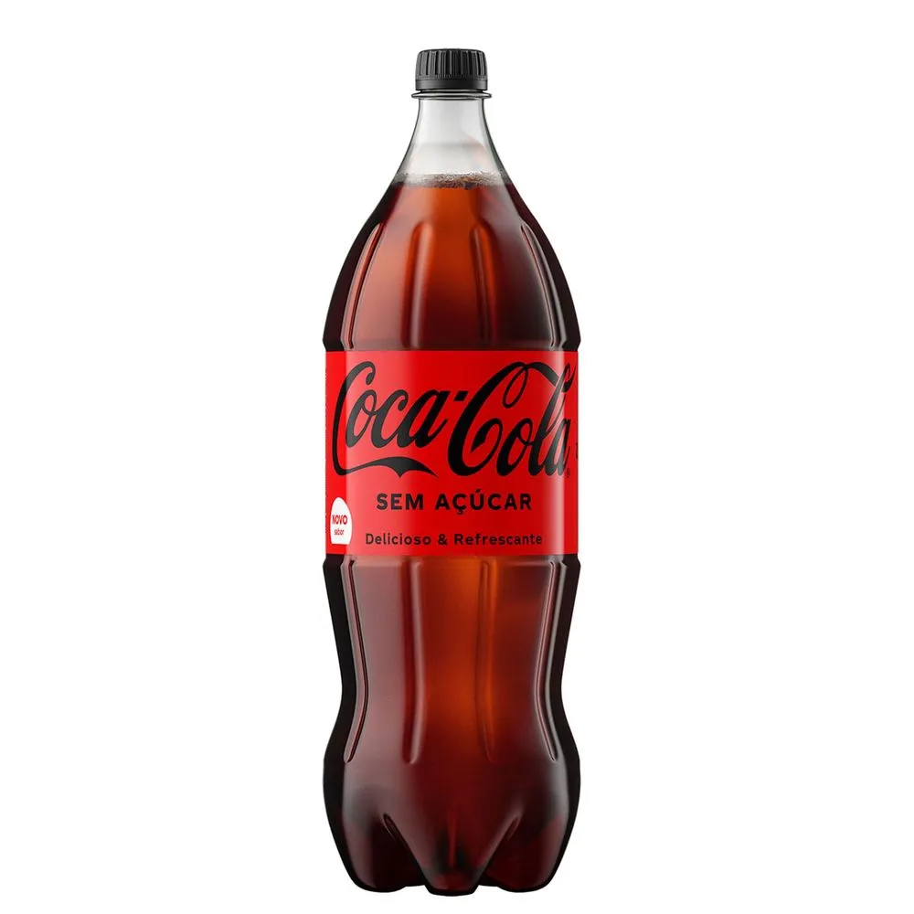 REFRIGERANTE ZERO AÇÚCAR COCA-COLA GARRAFA 2L 0