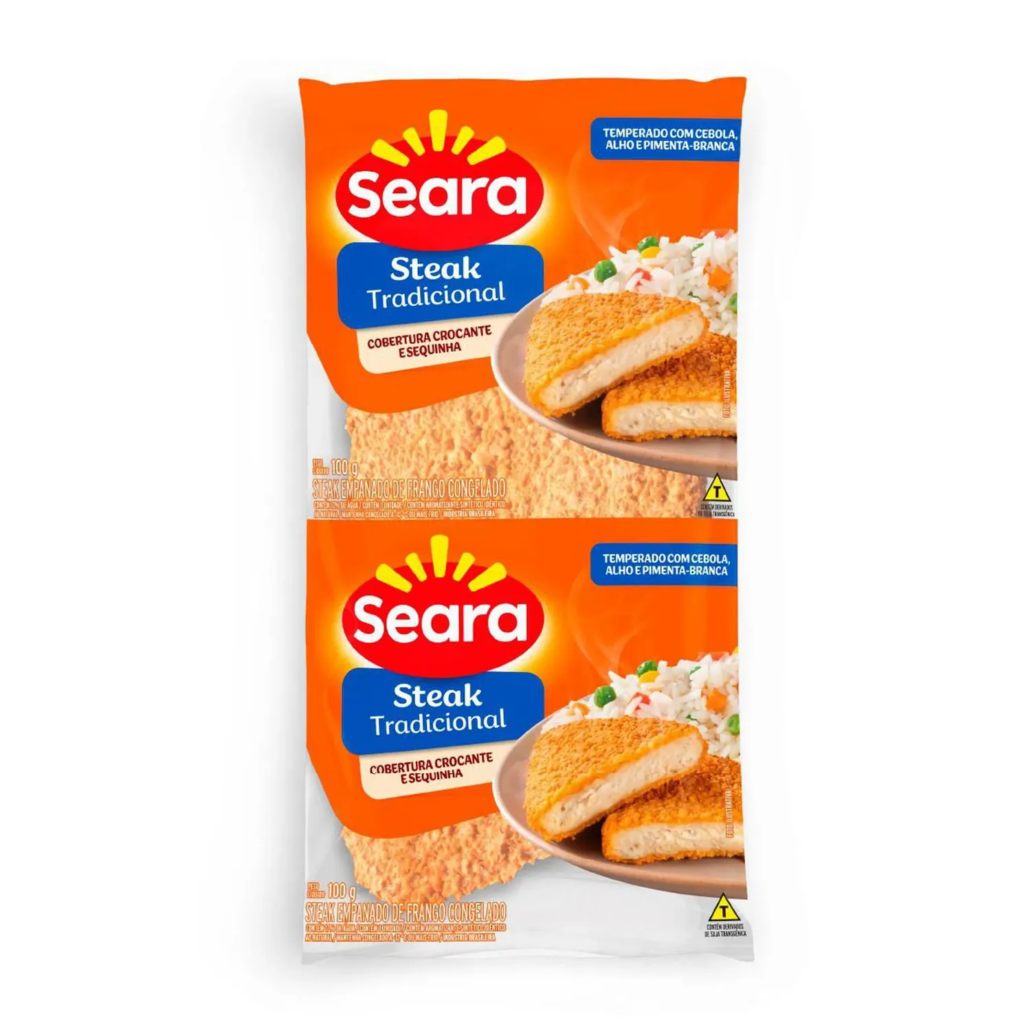 STEAK DE FRANGO EMPANADO SEARA 0