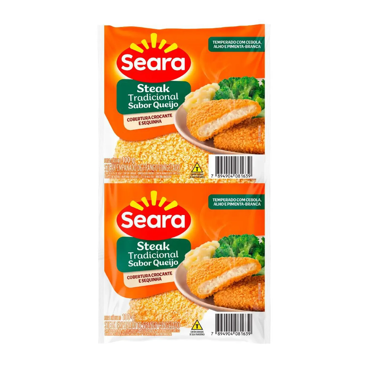 STEAK DE FRANGO EMPANADO SEARA 100G
