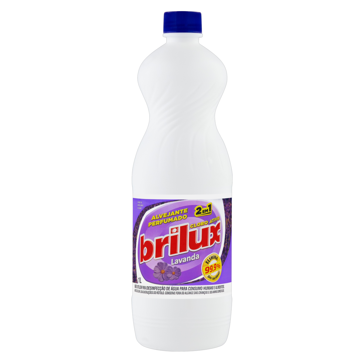 ALVEJANTE COM CLORO LAVANDA BRILUX FRASCO 1L 0