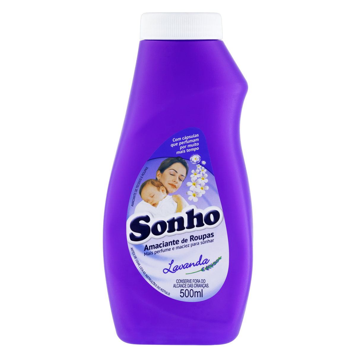 AMACIANTE DE ROUPA DILUÍDO LAVANDA SONHO FRASCO 500ML