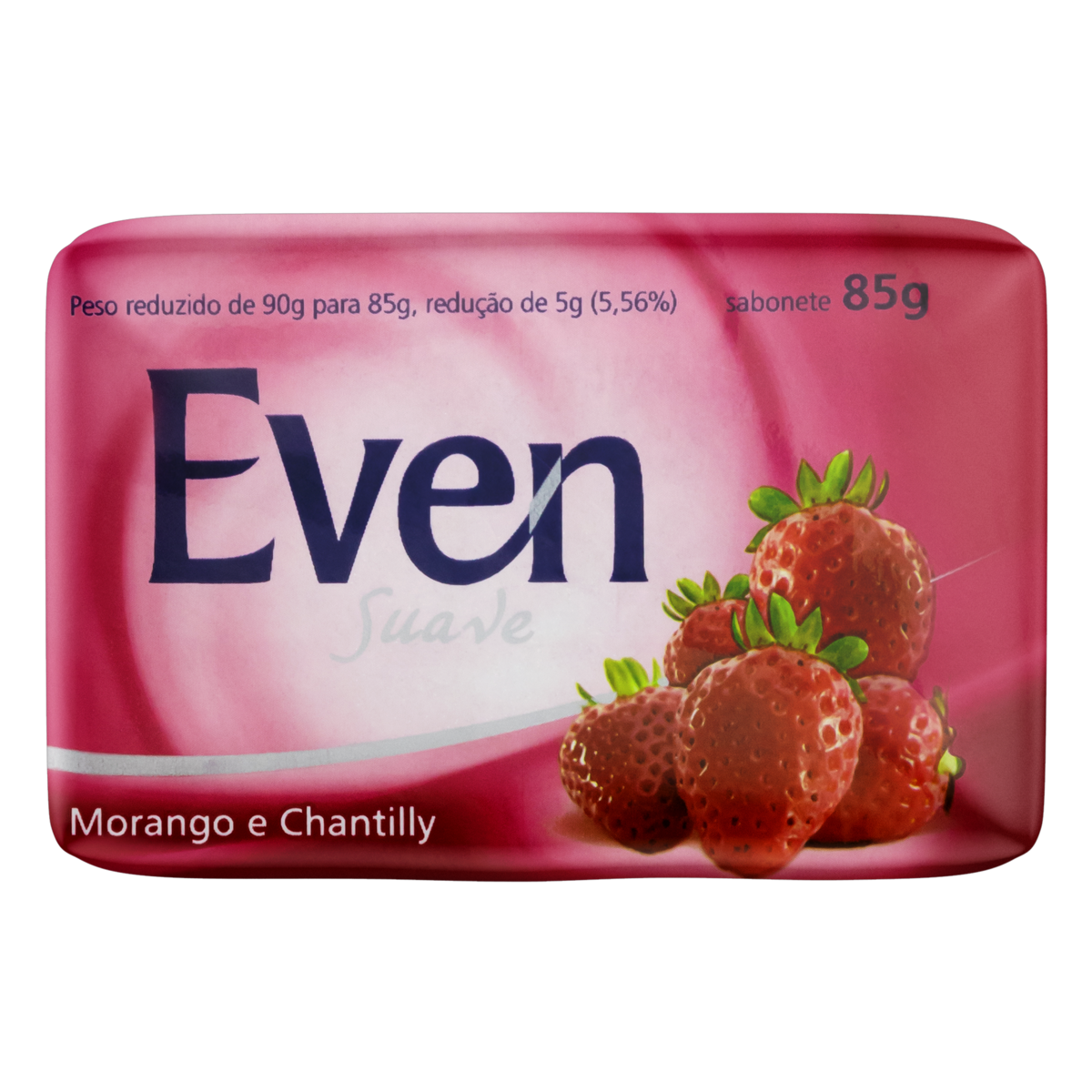 SABONETE BARRA MORANGO E CHANTILLY EVEN ENVOLTÓRIO 85G