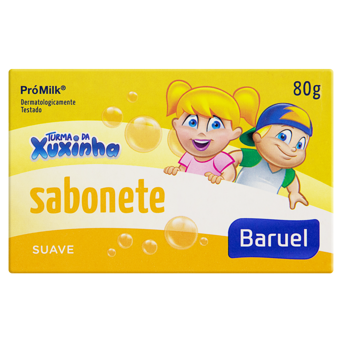 SABONETE INFANTIL BARRA SUAVE TURMA DA XUXINHA BARUEL CAIXA 80G