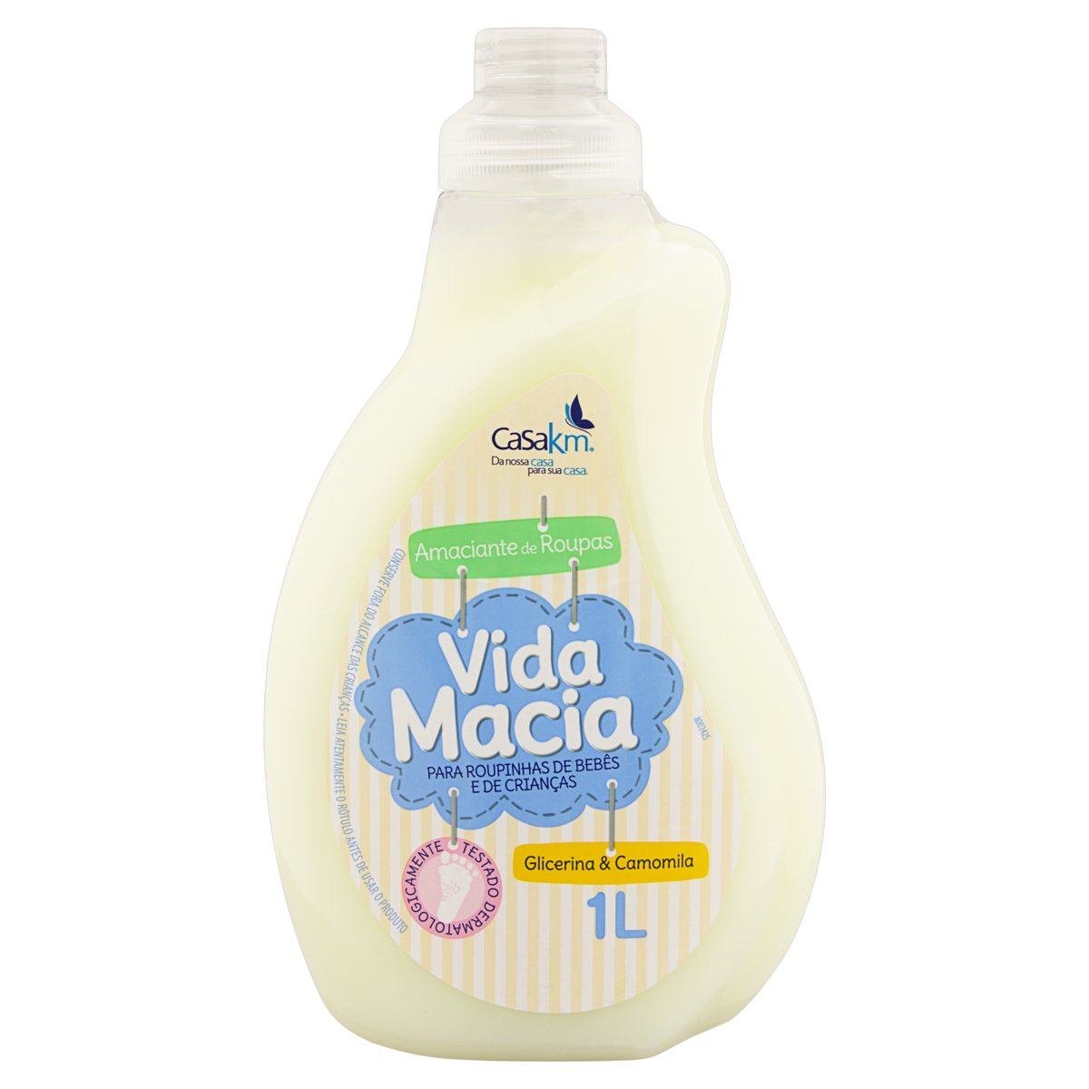 AMACIANTE DE ROUPA GLICERINA & CAMOMILA VIDA MACIA FRASCO 1L
