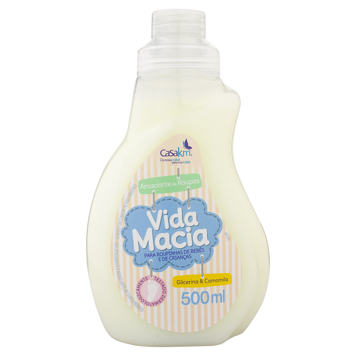 AMACIANTE DE ROUPA GLICERINA & CAMOMILA VIDA MACIA FRASCO 500ML