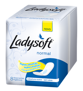 ABSORVENTE S/ABAS LADYSOFT C/8 NORMAL