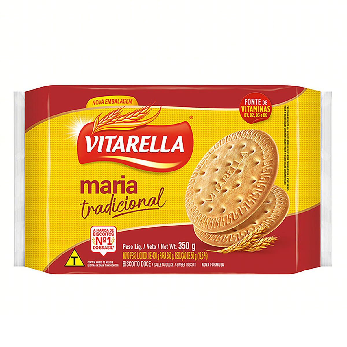 BISCOITO MARIA TRADICIONAL VITARELLA PACOTE 350G 0
