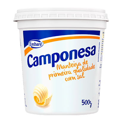 MANTEIGA COM SAL CAMPONESA – 500G 0