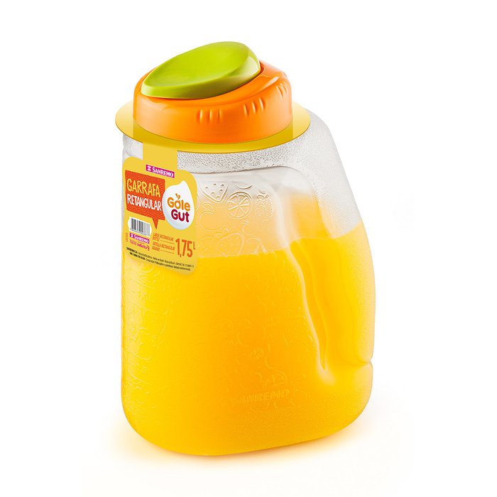 GARRAFA RETANGULAR AGUA 1750 M 0