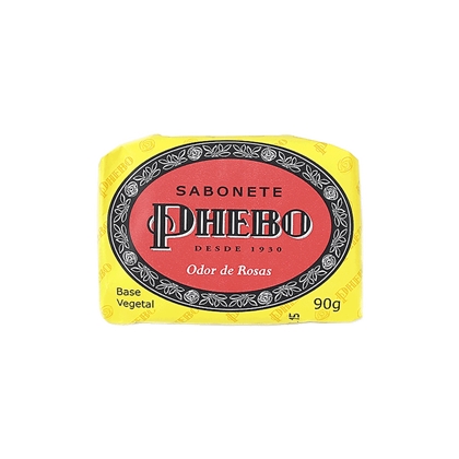 SABONETE BARRA VEGETAL ODOR DE ROSAS PHEBO ENVOLTÓRIO 90G