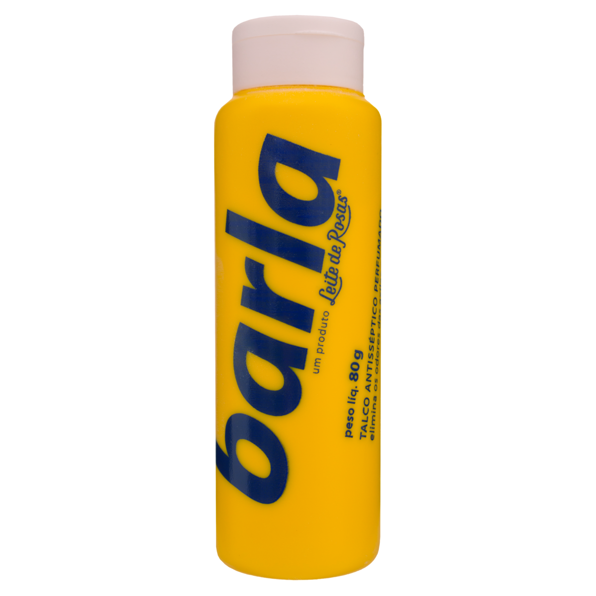 TALCO ANTISSÉPTICO PERFUMADO LEITE DE ROSAS BARLA FRASCO 80G