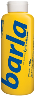 TALCO ANTISSÉPTICO PERFUMADO LEITE DE ROSAS BARLA FRASCO 140G 0