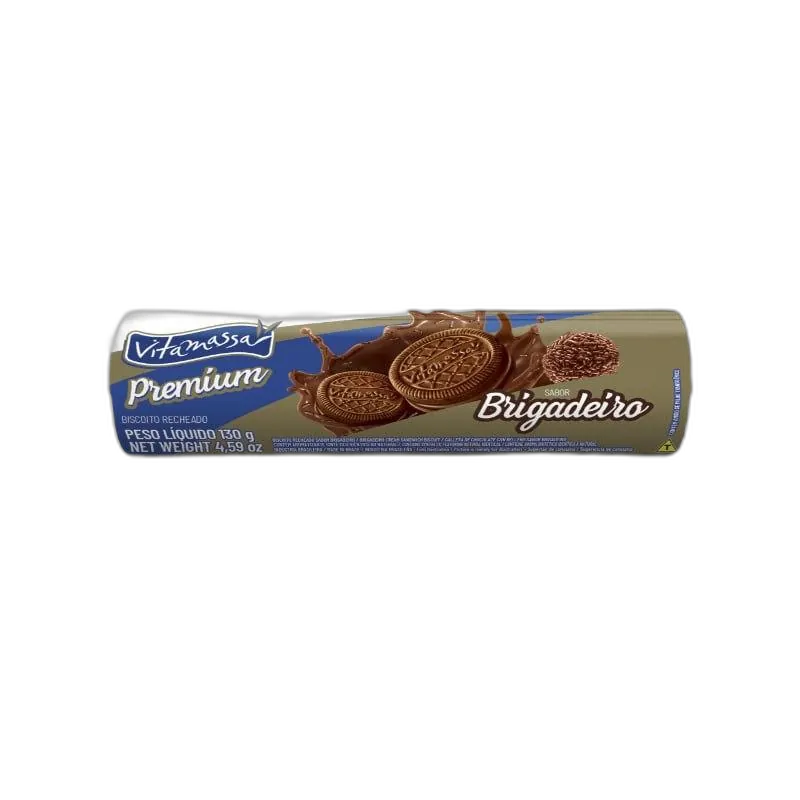 VITAMASSA BISCOITO RECHEADO DE BRIGADEIRO 130G