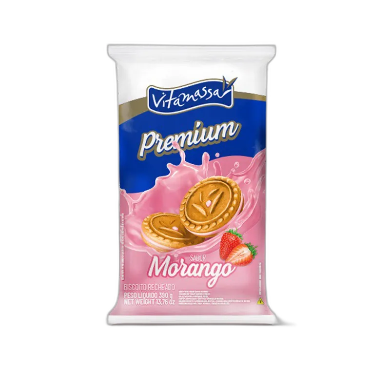 VITAMASSA BISCOITO TOBOGA DE MORANGO 390G