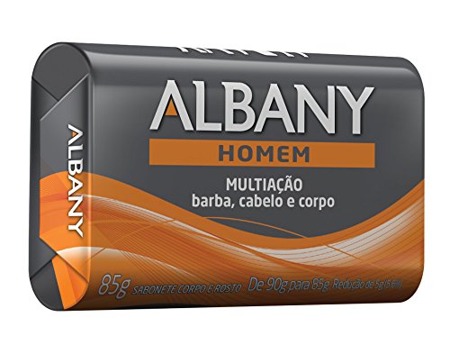 SABONETE BARRA 4 EM 1 ALBANY ANTIBAC HOMEM ENVOLTÓRIO 85G