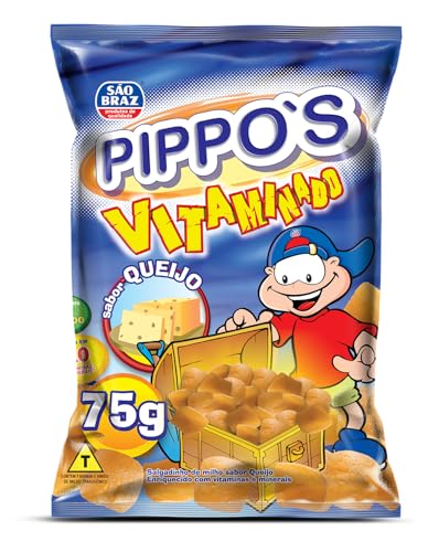 SALGADINHO PIPPOS 75GR QUEIJO VITAMINADO