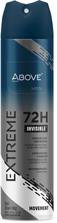 ANTITRANSPIRANTE AEROSSOL INVISIBLE MOVEMENT ABOVE MEN EXTREME 150ML SPRAY