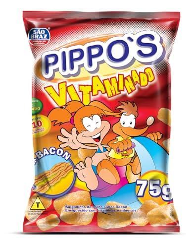 SALGADINHO PIPPOS BACON 75G