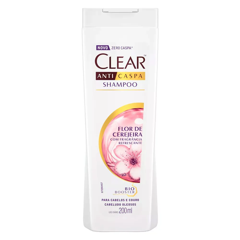 SHAMPOO ANTICASPA CLEAR WOMEN FLOR DE CEREJEIRA 200ML