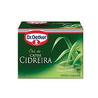 CHÁ CAPIM-CIDREIRA DR. OETKER CAIXA 10G 10 UNIDADES