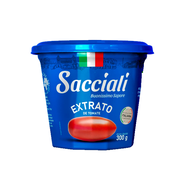 EXTRATO DE TOMATE SACCIALI POTE 300G