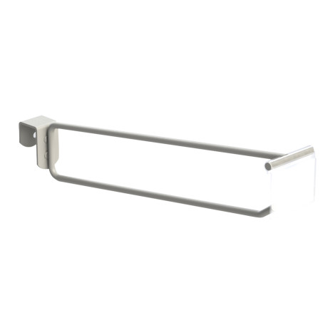 GANCHEIRA DUPL PORTA ETIQ BCO 30CM BLUELIGHT REF