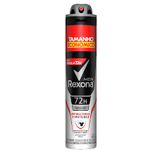 ANTITRANSPIRANTE AEROSSOL ANTIBACTERIAL E INVISIBLE REXONA MEN 200ML SPRAY TAMANHO ECONÔMICO