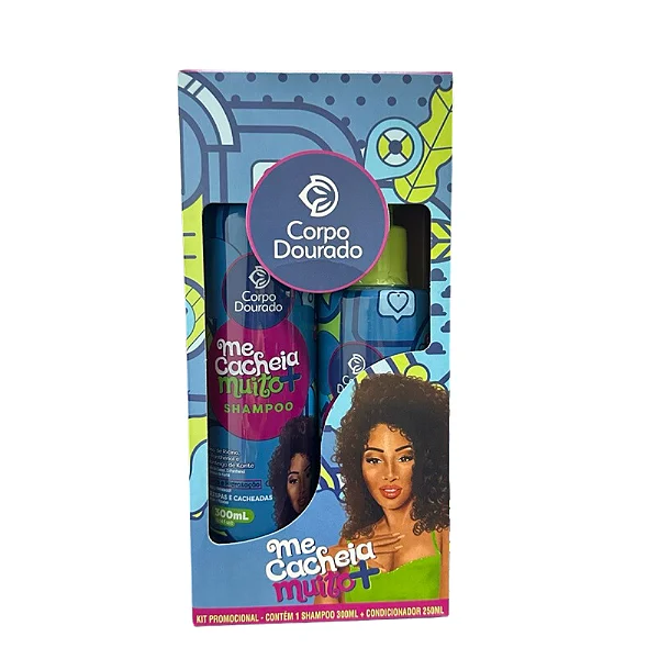 SHP CORPO DOURADO CACHEADOS 300ML + COND 250ML 0