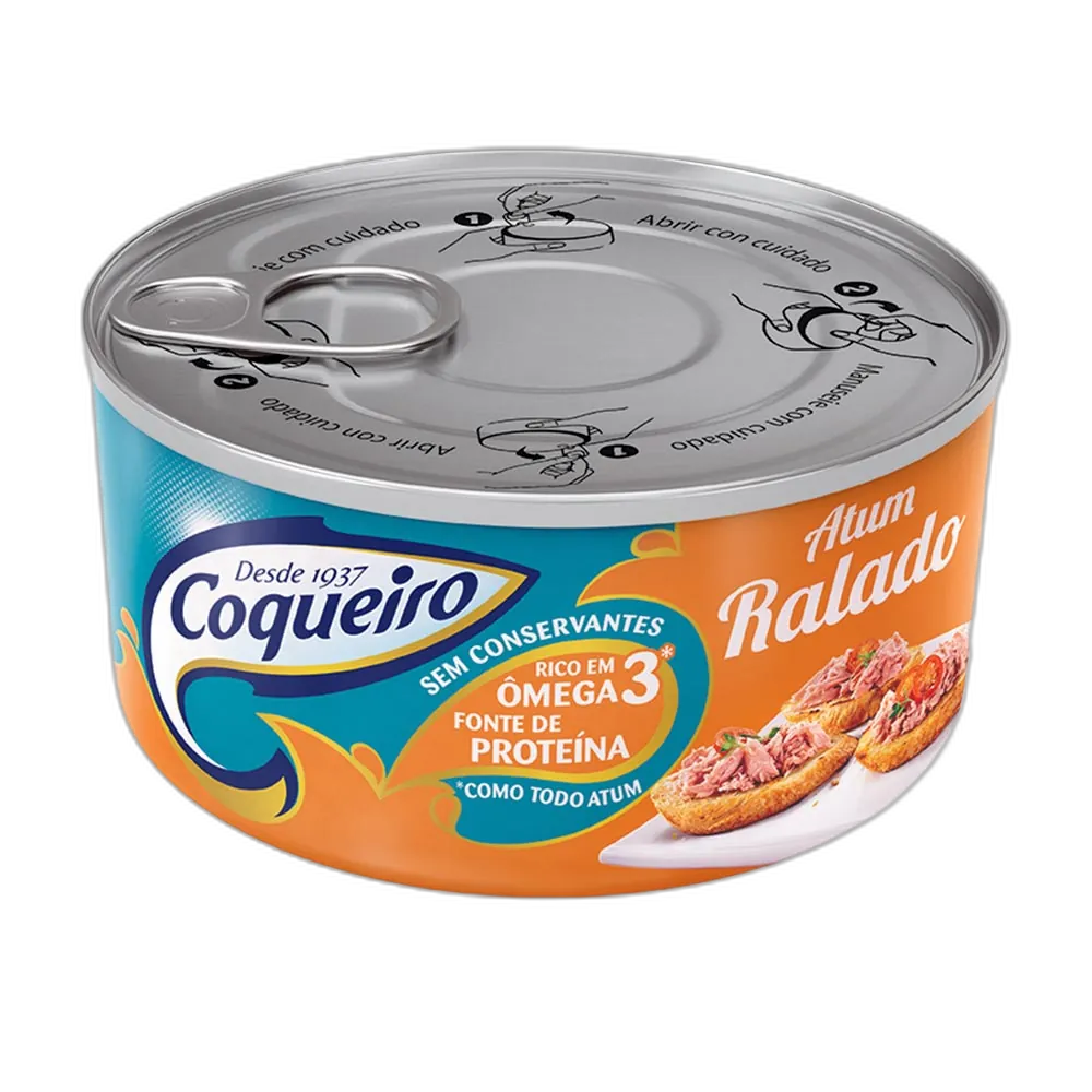 ATUM RALADO OLEO 170G COQUEIRO 0