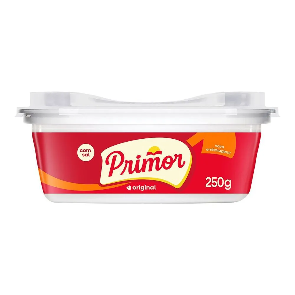 MARGARINA CREMOSA PRIMOR COM SAL 250G
