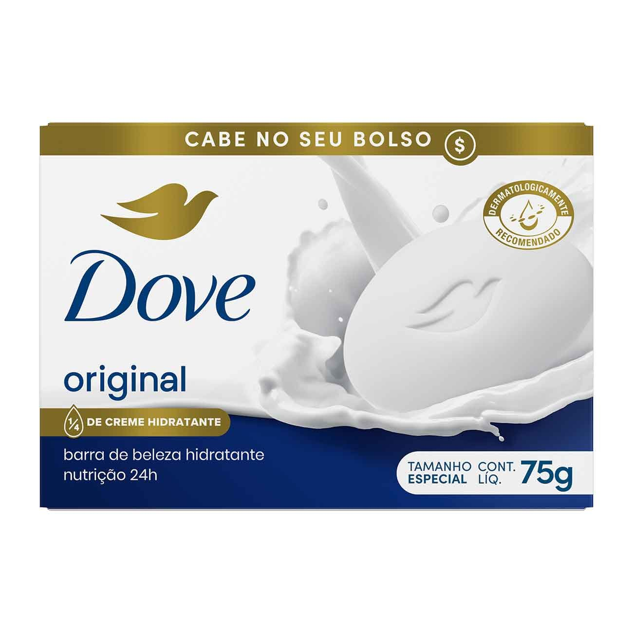 SABONETE BARRA ORIGINAL DOVE CAIXA 75G TAMANHO ESPECIAL 0