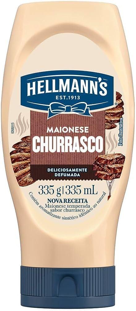 MAIONESE CHURRASCO HELLMANNS SQUEEZE 335G