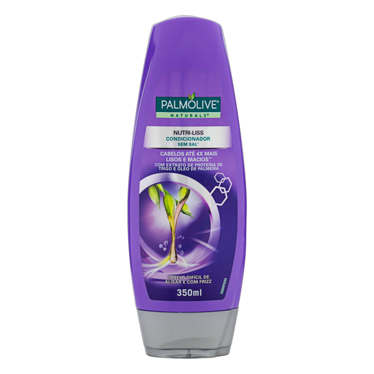 CONDICIONADOR PALMOLIVE NATURALS LISOS RADIANTES FRASCO 350ML