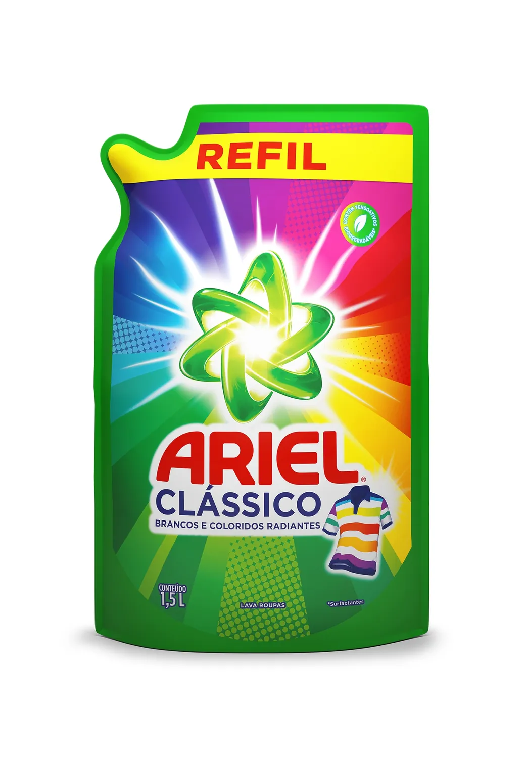 LAVA ROUPAS ARIEL CLÁSSICO REFIL 1,5L
