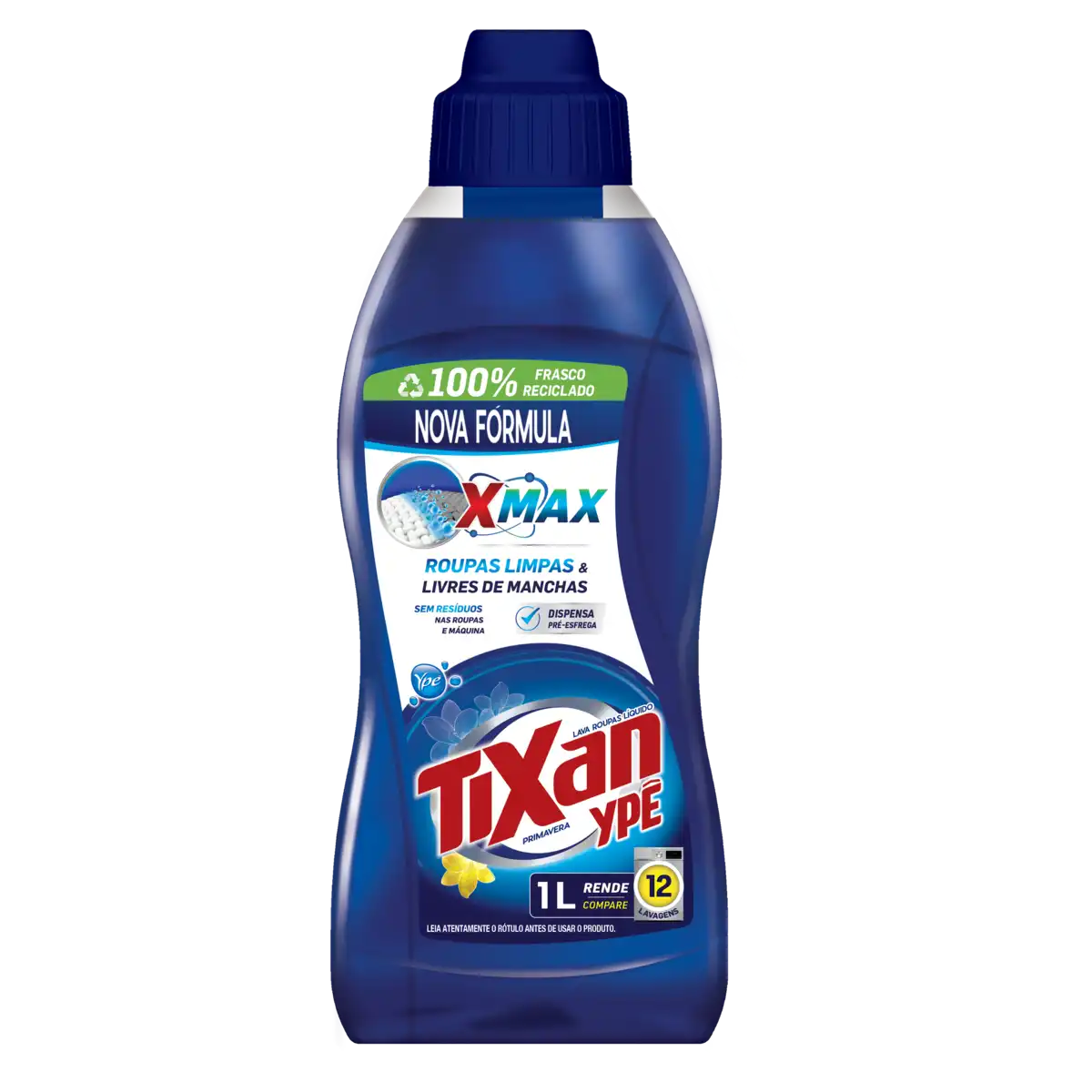 LAVA-ROUPAS LÍQUIDO PRIMAVERA TIXAN YPÊ FRASCO 1L