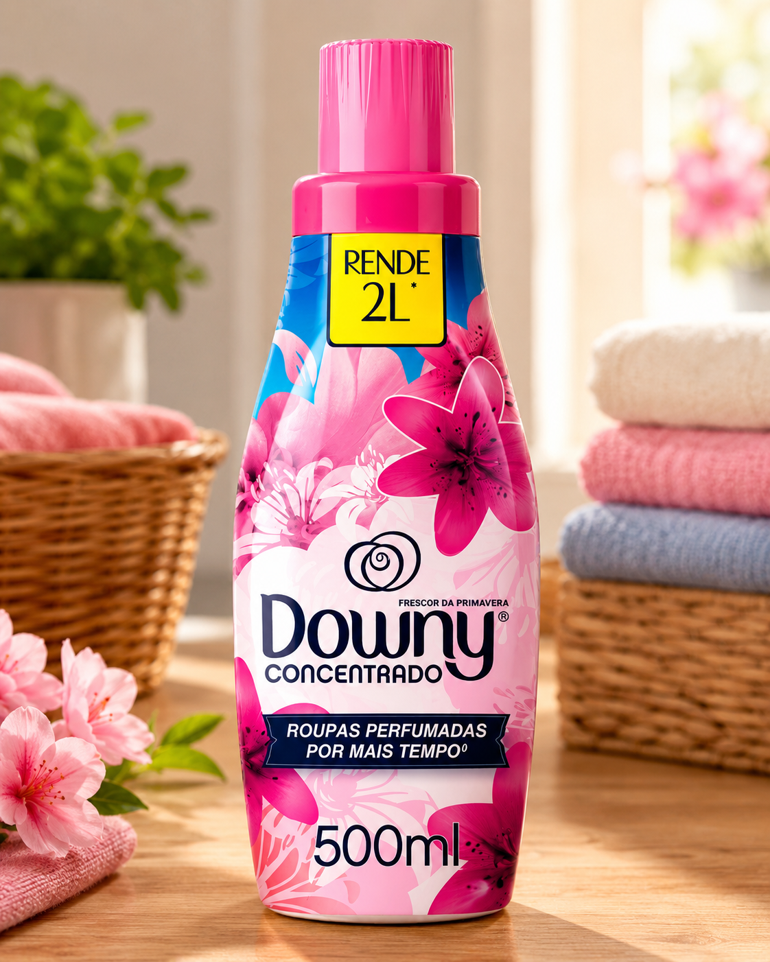 AMACIANTE CONCENTRADO DOWNY 500ML FRESCOR DA PRIMAVERA