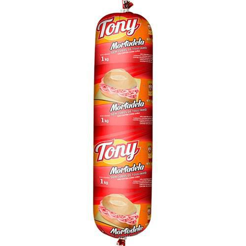 MORTADELA TONY SUÍNO CUBOS DE TOUCINHO KG