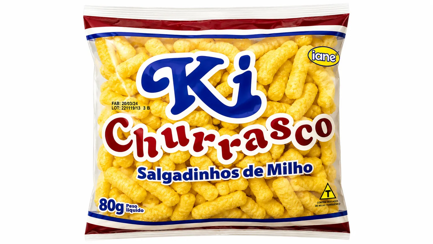 SALGADINHO PIPOCA DE MILHO KI SABOR CHURRASCO 80G