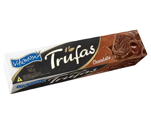 BISCOITO VITAMASSA TRUFAS CHOCOLATE 140G