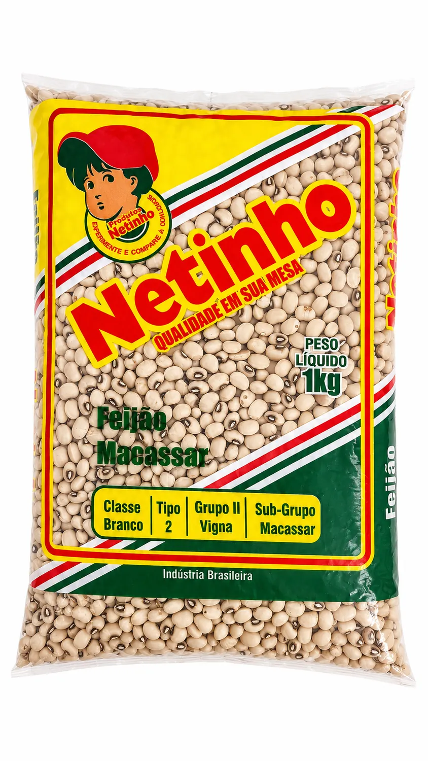 FEIJAO NETINHO MACASSA 1KG